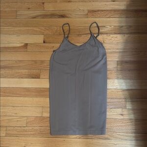 Elegant brown undershirt tank